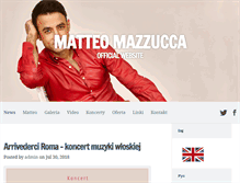 Tablet Screenshot of matteomazzucca.com